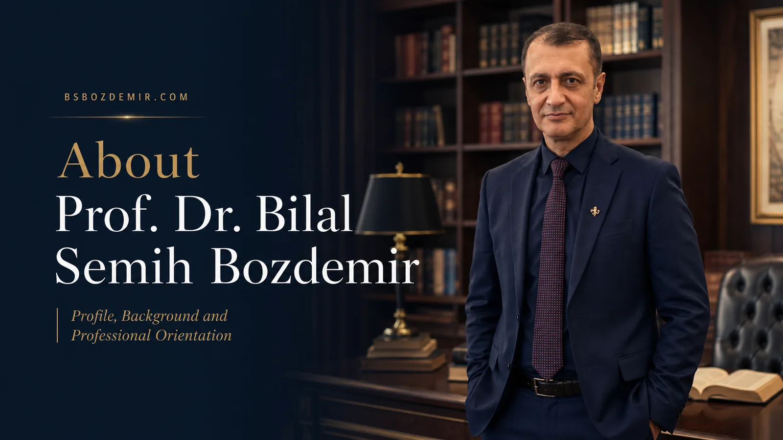 Prof. Dr. Bilal Semih Bozdemir — about profile