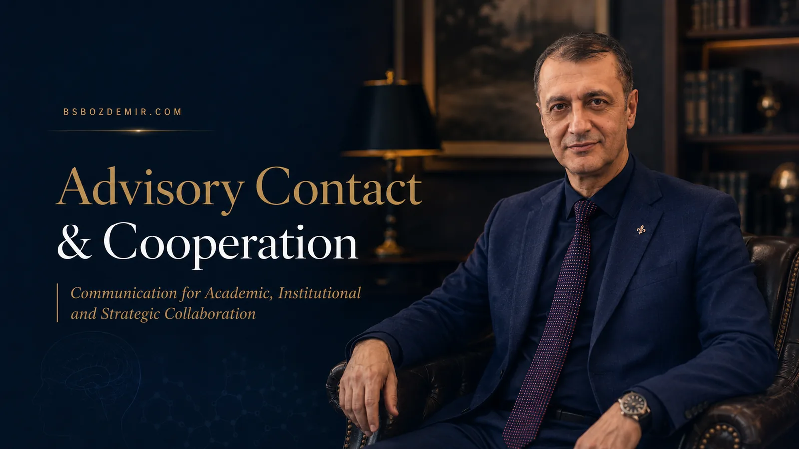 Prof. Dr. Bilal Semih Bozdemir — advisory contact