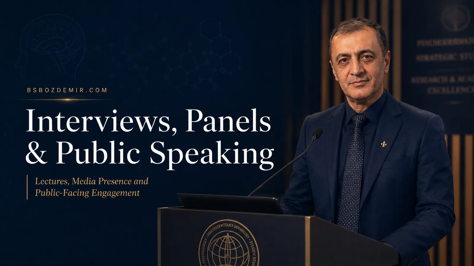 Prof. Dr. Bilal Semih Bozdemir — interviews speaking